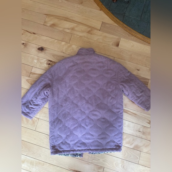 Women’s quilted reversible corduroy jacket - Picture 2 of 3